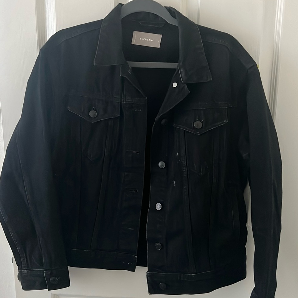 Everlane black Jean jacket